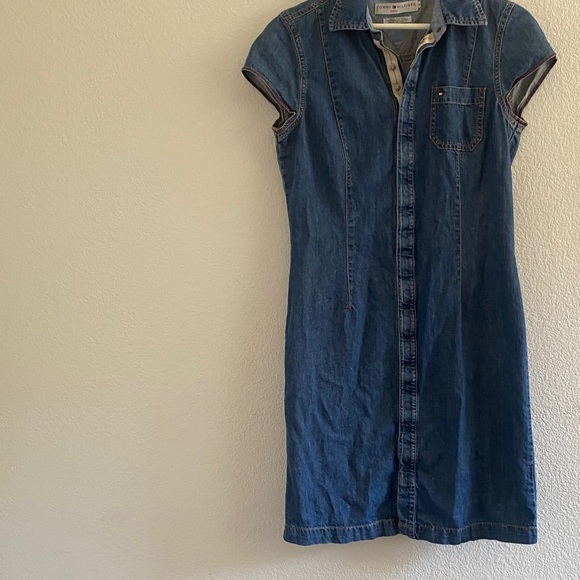 Tommy Hilfiger Y2L Denim Short Sleeve Dress - Picture 1 of 7